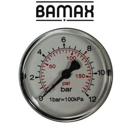 GAV Pressure Gauge 50mm 1/8 Rear